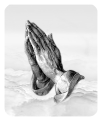 Praying Hands Clouds White